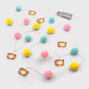 PUSHEEN POM POM STRING LIGHTS GARLAND NWT